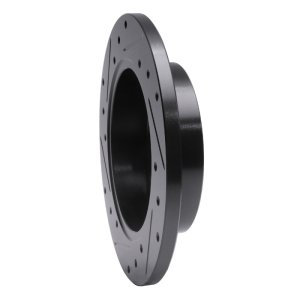 Ford Mustang Brake Rotor (1) - Rear Right - R1 Concepts - Drilled & Slotted - Black - `94-`04